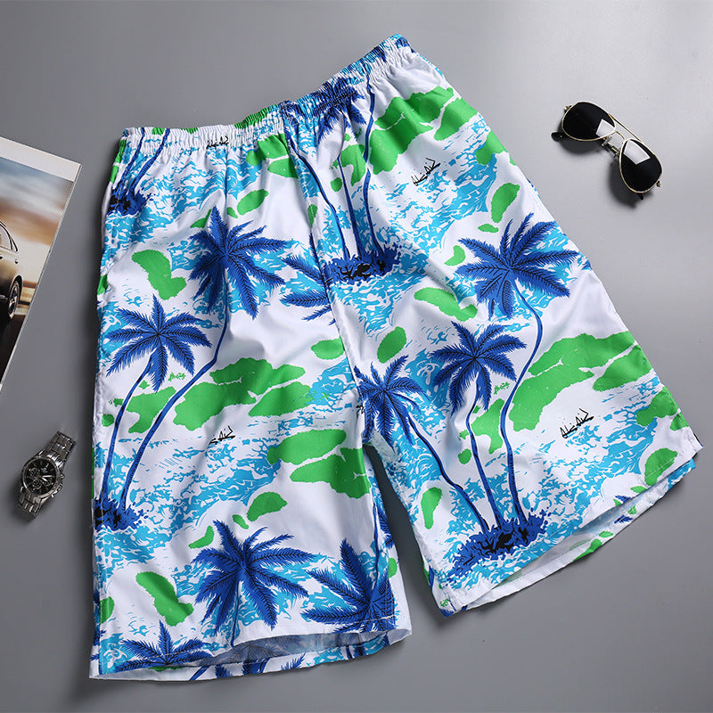 Lightweight Quick Dry Loose Fit Men's Beach Shorts(2 PCS)