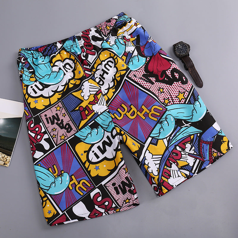 Lightweight Quick Dry Loose Fit Men's Beach Shorts(2 PCS)