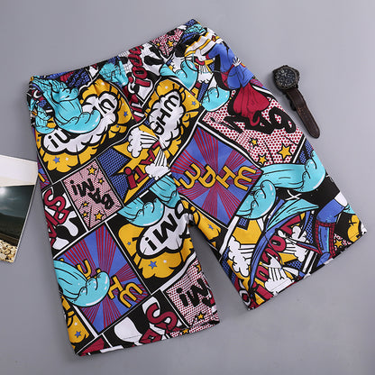 Lightweight Quick Dry Loose Fit Men's Beach Shorts(2 PCS)