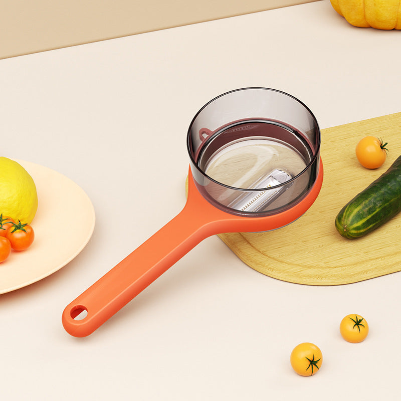 Double-sided Stainless Steel Peeler with Storage Box