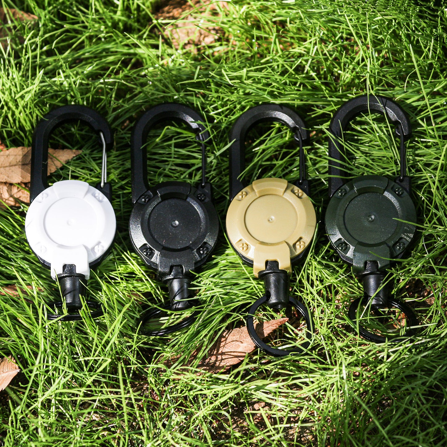 Heavy-Duty Retractable Keychain for Outdoor Gear