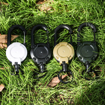 Heavy-Duty Retractable Keychain for Outdoor Gear