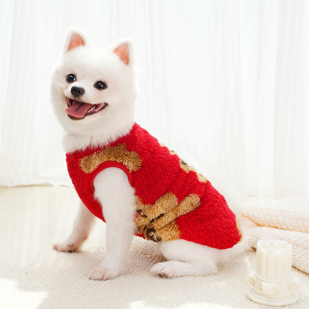 Cute Bear Series Pet Soft Warm Clothing - Small/Medium/Large Dog Outfit
