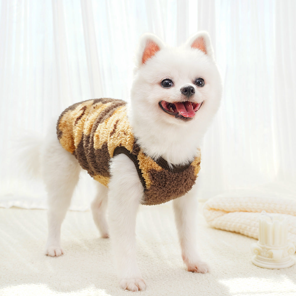 Cute Bear Series Pet Soft Warm Clothing - Small/Medium/Large Dog Outfit