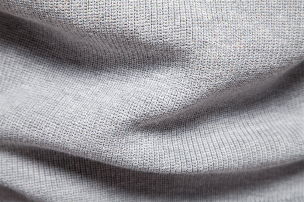 Men's Colorblock Quarter Zip Business Casual Sweater