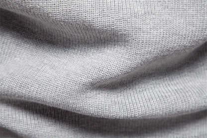 Men's Colorblock Quarter Zip Business Casual Sweater