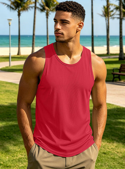 5-Pack Men's Quick-Dry Athletic Tank Tops