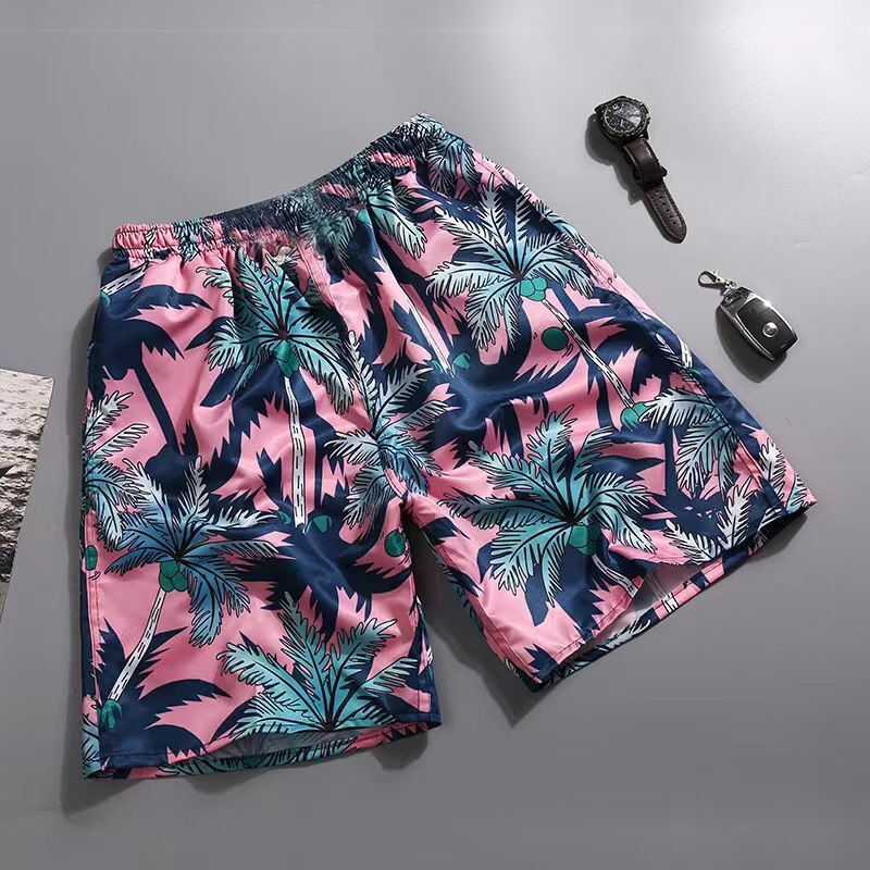 Lightweight Quick Dry Loose Fit Men's Beach Shorts(2 PCS)