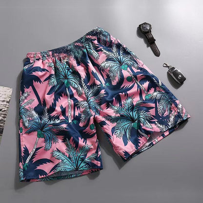 Lightweight Quick Dry Loose Fit Men's Beach Shorts(2 PCS)