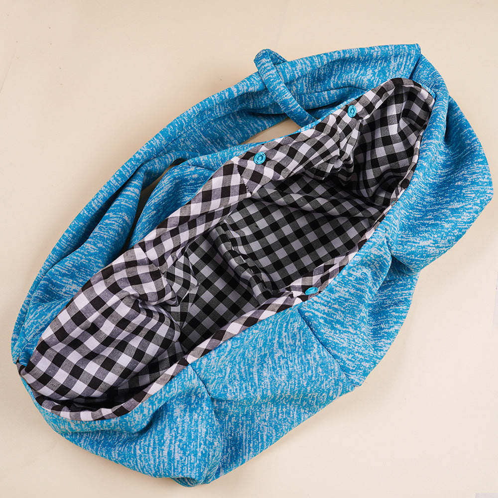 Warm Fall/Winter Pet Sling Carrier - Crossbody Travel Bag for Small Dogs & Cats