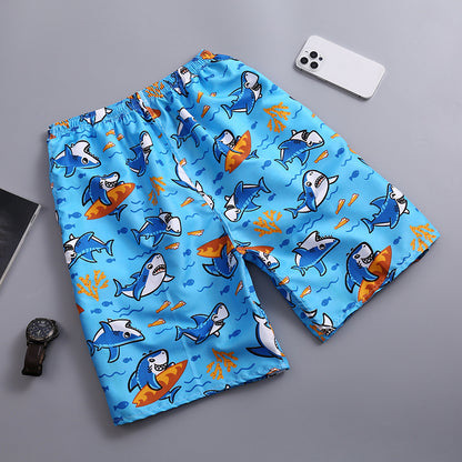 Lightweight Quick Dry Loose Fit Men's Beach Shorts(2 PCS)