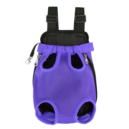 Pet Comfort Carrier Backpack- Adjustable Hands-Free Travel Bag for Cats & Dogs