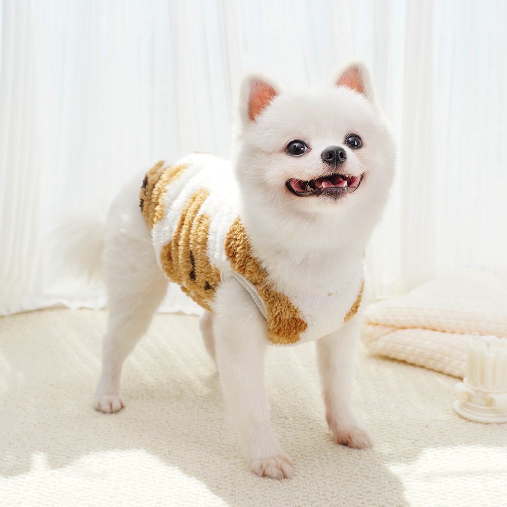 Cute Bear Series Pet Soft Warm Clothing - Small/Medium/Large Dog Outfit