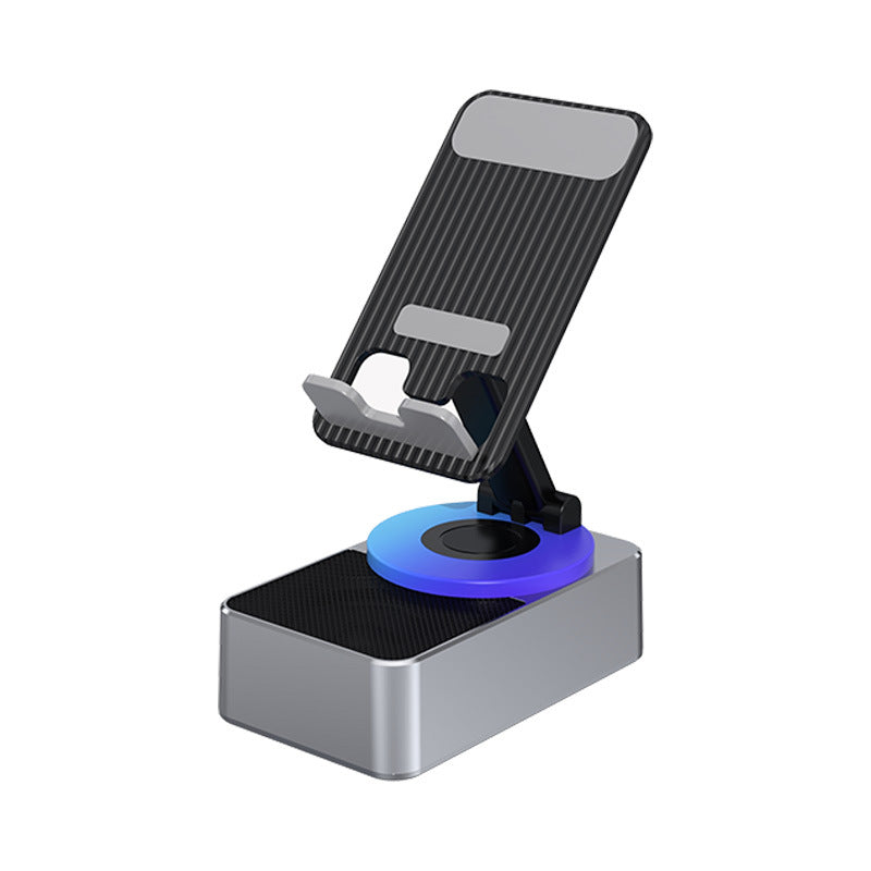 3-in-1 Foldable Phone Stand with Bluetooth Speaker & Built-in Power Bank