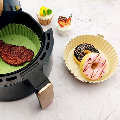 Air Fryer Silicone Baking Tray(Reusable)