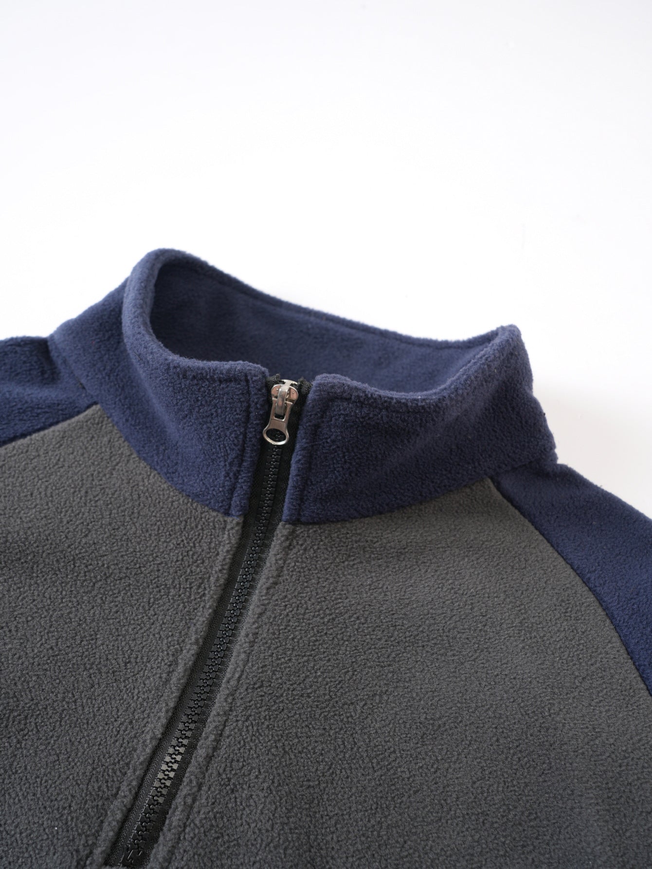Men's Quarter-Zip Fleece Pullover with Sleeve Pocket