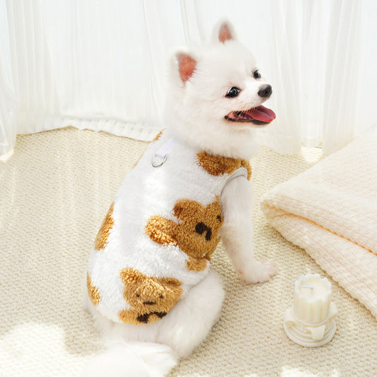 Cute Bear Series Pet Soft Warm Clothing - Small/Medium/Large Dog Outfit