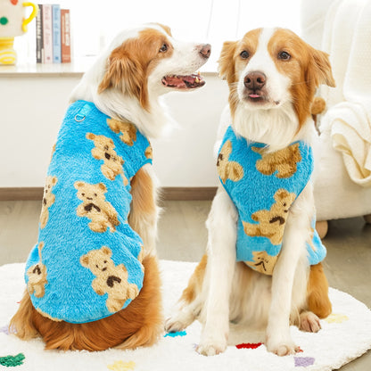 Cute Bear Series Pet Soft Warm Clothing - Small/Medium/Large Dog Outfit
