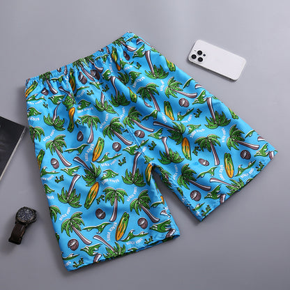 Lightweight Quick Dry Loose Fit Men's Beach Shorts(2 PCS)