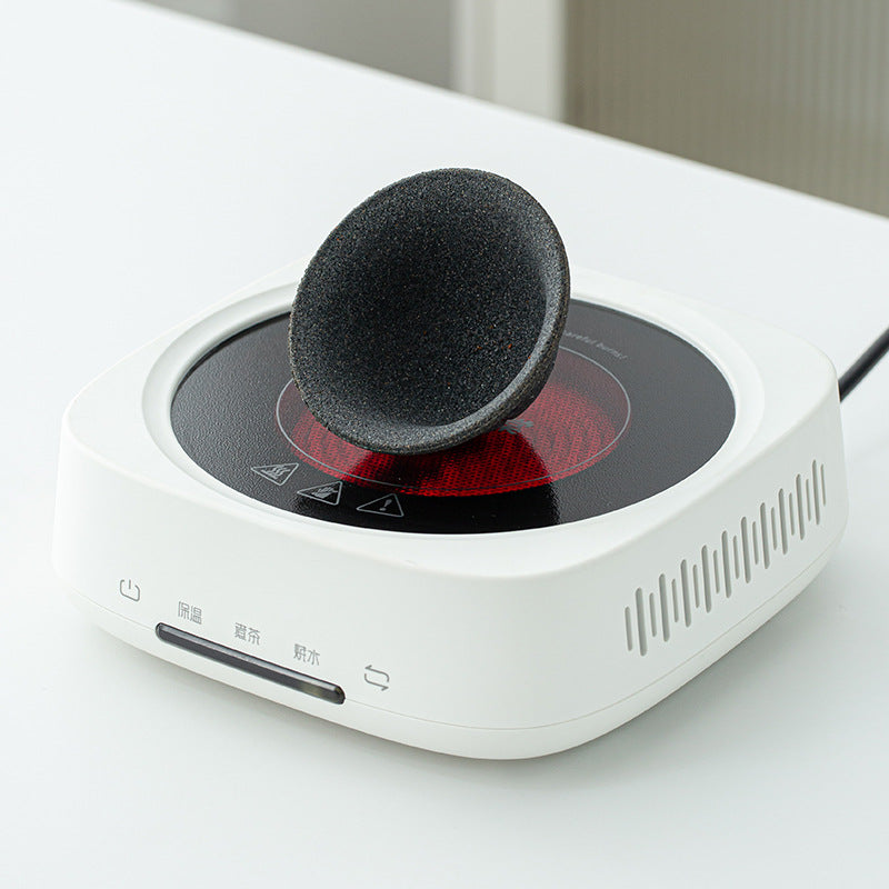 🏺 Ceramic Stone One-Piece Non-Porous Tea & Coffee Filter with Metal Holder