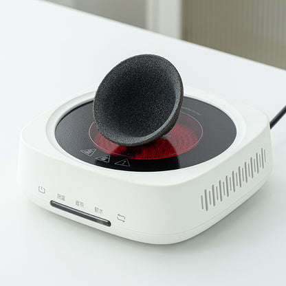 🏺 Ceramic Stone One-Piece Non-Porous Tea & Coffee Filter with Metal Holder