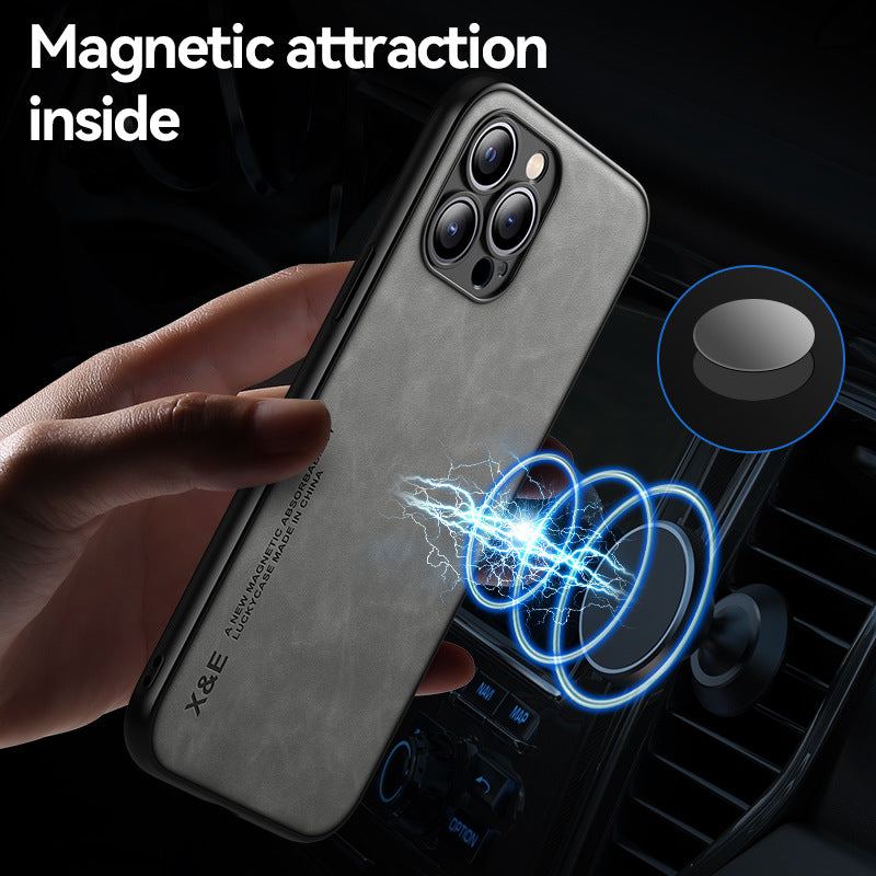 Suitable for iPhone 12/13/14/15/16 Series Magnetic Back Cover Protective Case