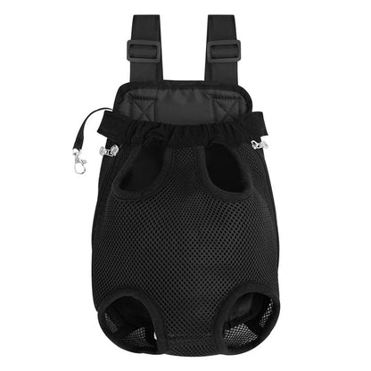 Pet Comfort Carrier Backpack- Adjustable Hands-Free Travel Bag for Cats & Dogs