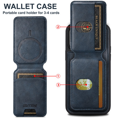 Suitable for iPhone 12/13/14/15/16 Series 2-in-1 MagSafe Magnetic Wireless Charging Card Holder Mobile Phone Case