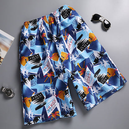 Lightweight Quick Dry Loose Fit Men's Beach Shorts(2 PCS)