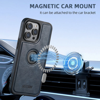 Suitable for iPhone 12/13/14/15/16 Series 2-in-1 MagSafe Magnetic Wireless Charging Card Holder Mobile Phone Case