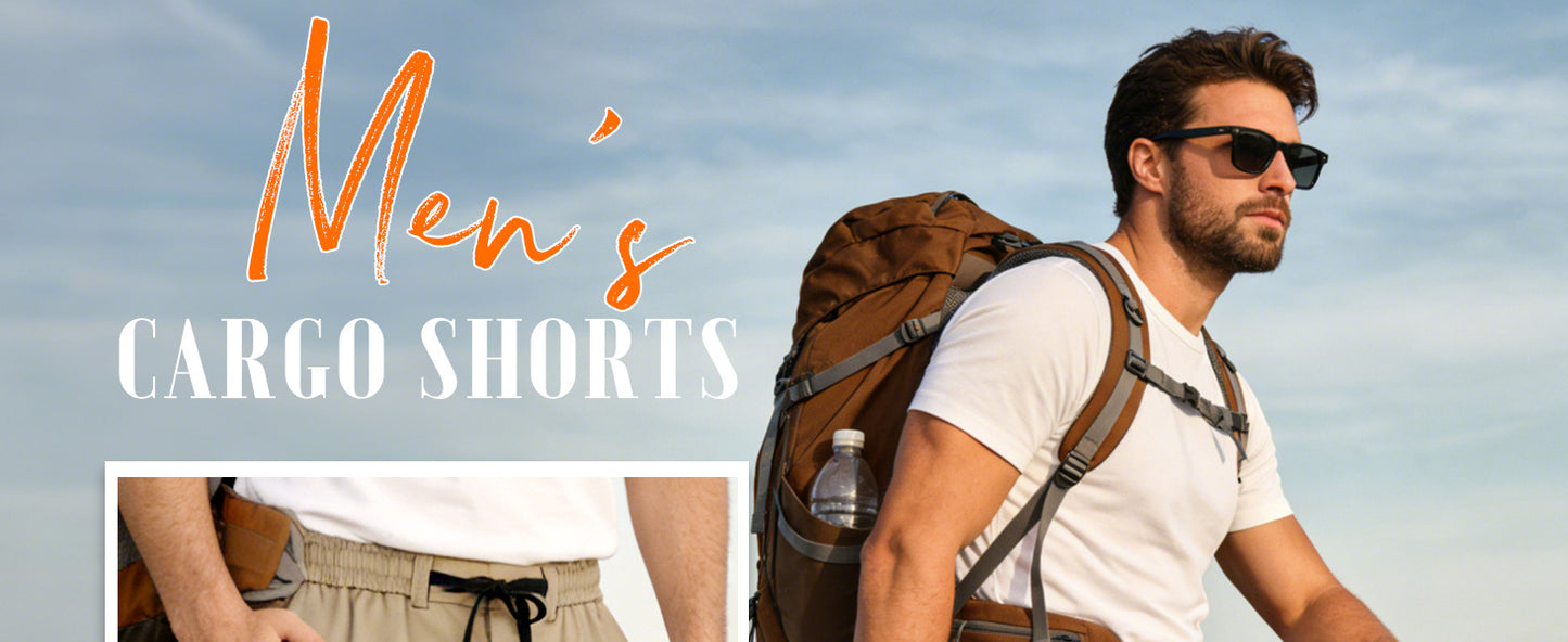 Men's Outdoor Hiking Cargo Shorts