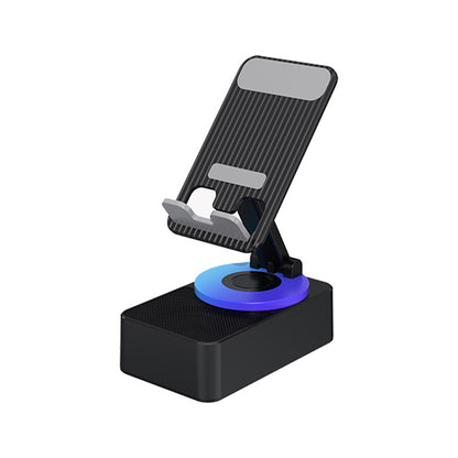 3-in-1 Foldable Phone Stand with Bluetooth Speaker & Built-in Power Bank