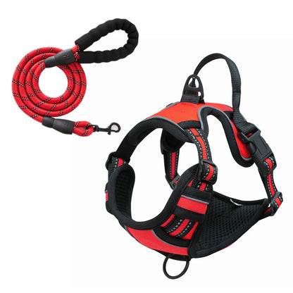 No Pull Dog Harness with  A Free Heavy Duty 5ft Dog Leash