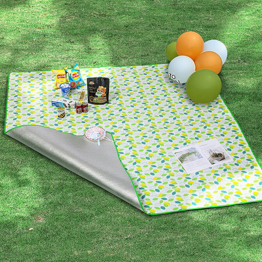 Waterproof Picnic Blanket with Carry Bag Included - Foldable, Sandproof & Extra Thick