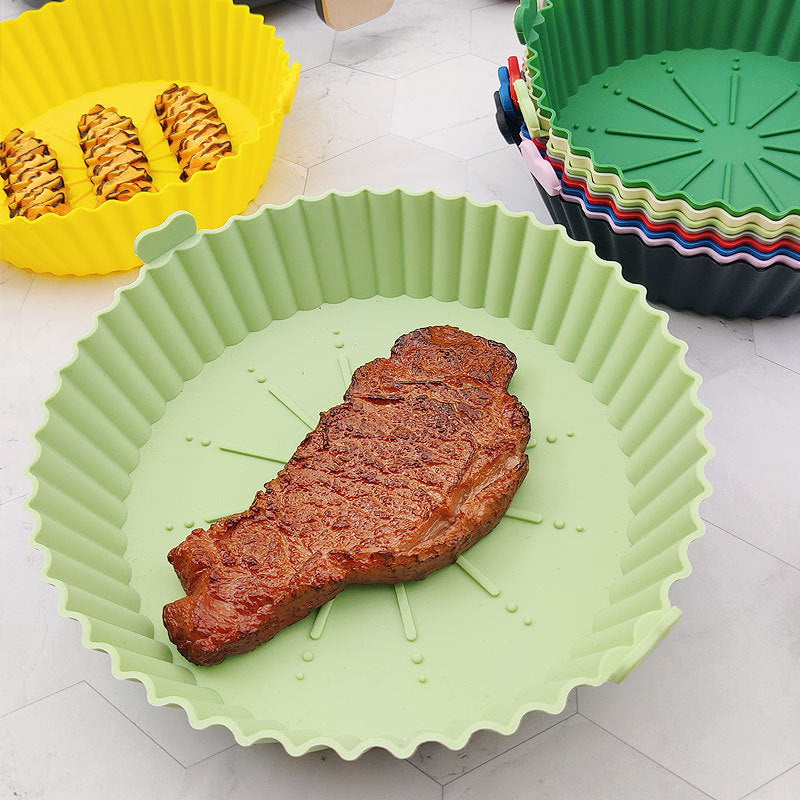 Air Fryer Silicone Baking Tray(Reusable)