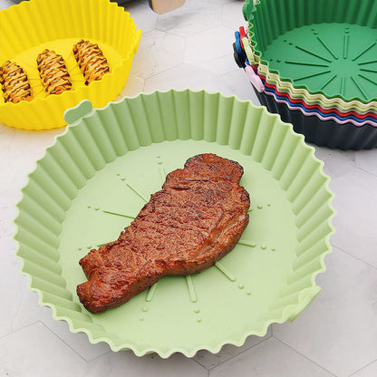 Air Fryer Silicone Baking Tray(Reusable)