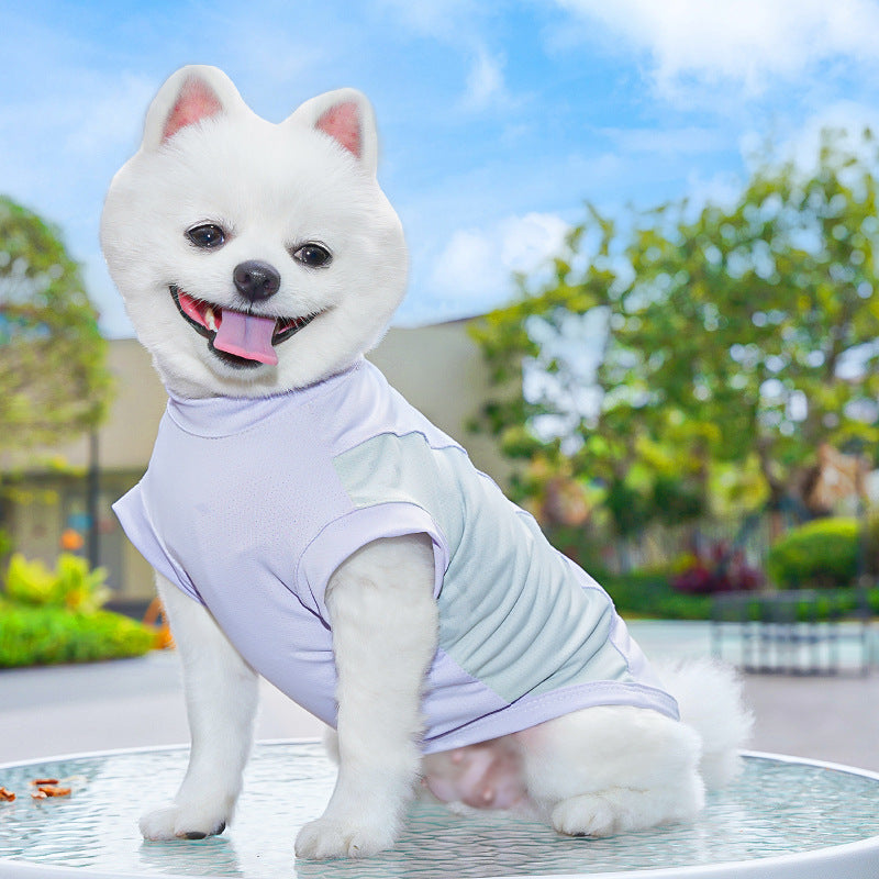 Ice Silk Sun Protection Quick Dry Dog T-Shirt