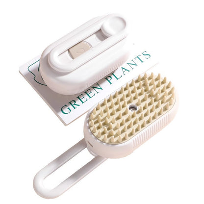 Quick & Easy Steamy Pet Hair Remover Grooming Comb
