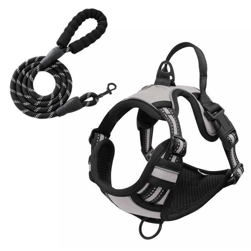 No Pull Dog Harness with  A Free Heavy Duty 5ft Dog Leash