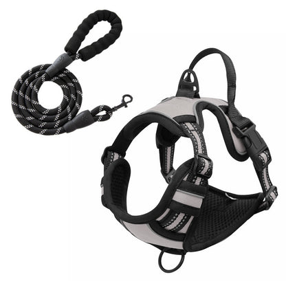 No Pull Dog Harness with  A Free Heavy Duty 5ft Dog Leash