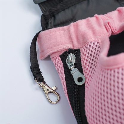 Pet Comfort Carrier Backpack- Adjustable Hands-Free Travel Bag for Cats & Dogs
