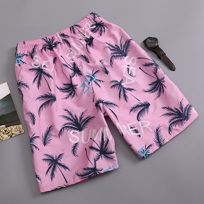 Lightweight Quick Dry Loose Fit Men's Beach Shorts(2 PCS)
