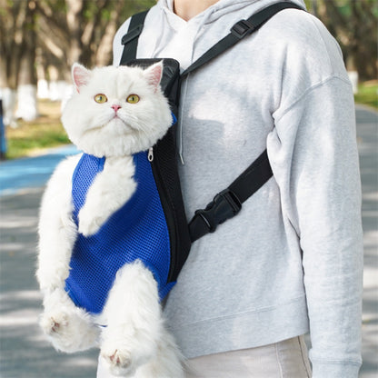 Pet Comfort Carrier Backpack- Adjustable Hands-Free Travel Bag for Cats & Dogs
