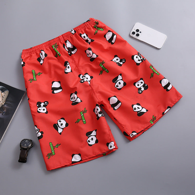 Lightweight Quick Dry Loose Fit Men's Beach Shorts(2 PCS)