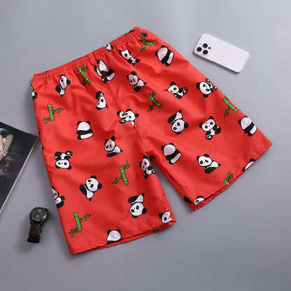 Lightweight Quick Dry Loose Fit Men's Beach Shorts(2 PCS)