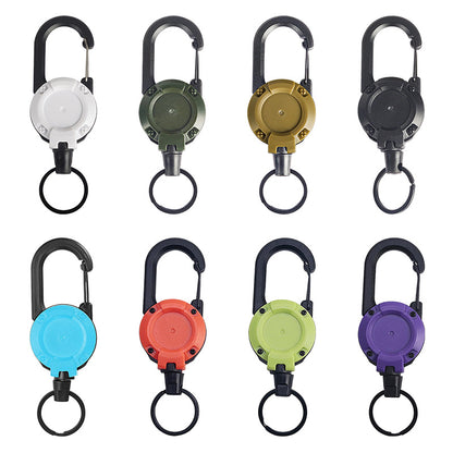 Heavy-Duty Retractable Keychain for Outdoor Gear