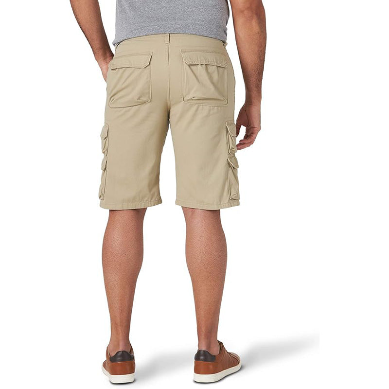 Men’s Premium 100% Cotton Cargo Shorts, 9 Pockets Design Outdoor Casual Daily Wear