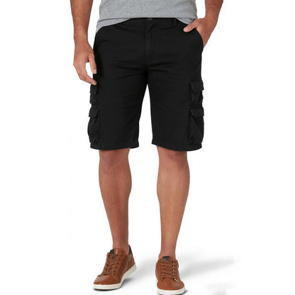 Men’s Premium 100% Cotton Cargo Shorts, 9 Pockets Design Outdoor Casual Daily Wear