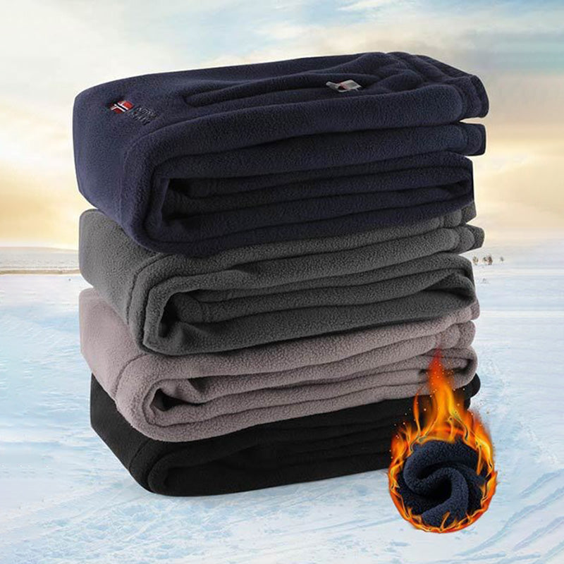 Unisex Fleece-Lined Straight-Leg Pants