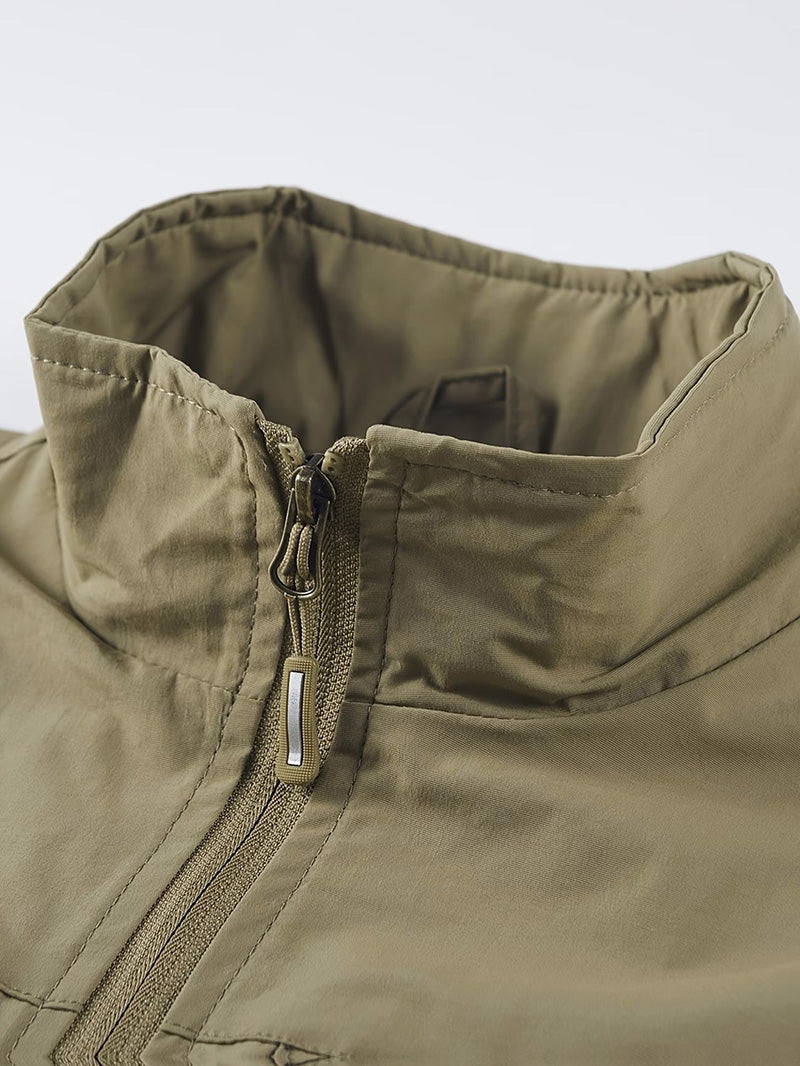 Men’s Lightweight Utility Vest with Secure Zip Pockets